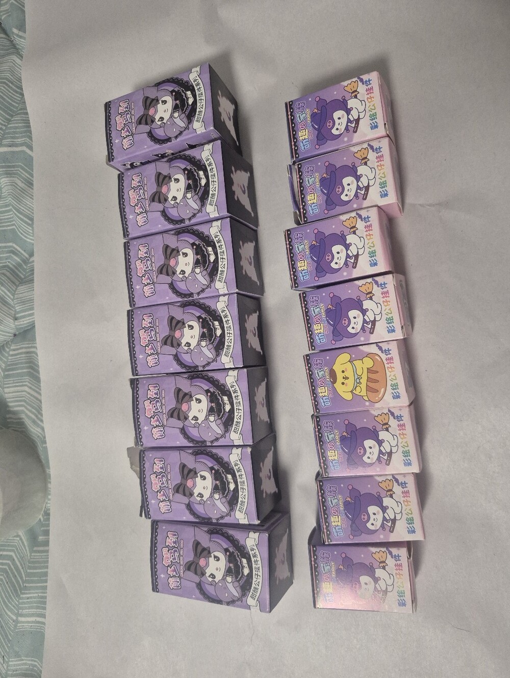 Sanrio Kuromi blind boxes X 15 Mini And Regular UNBOXED IMAGE SECOND PICTURE